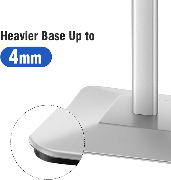 YIYO Sign Stand Poster Stand竊똞djustable heavy duty pedestal Sign Holder Floor Stand竊똞luminium frame floor standing for display 8.5*11 inch竊똕ilver (8.5*11 Silver)