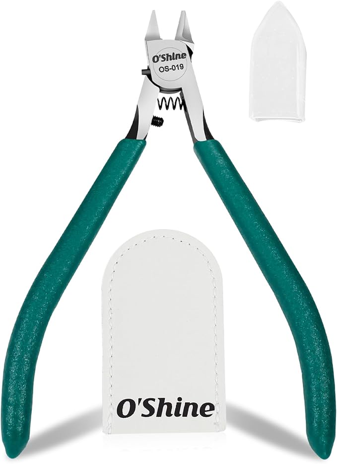 O?셎hine Advanced Single-edged Sprue Cutter, Single Blade Gunpla Gundam Model Nippers And Hobby Model Clippers, Sharp Model Snips For Plastic Models, A Plastic Sheath And A Leather Sheath Included