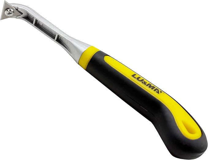 LU&MN Carbide Scraper Tool ??1-INCH Tungsten Carbide Triangular Blade, Heavy-Duty Paint, Glue & Putty Remover with Ergonomic Non-Slip Handle