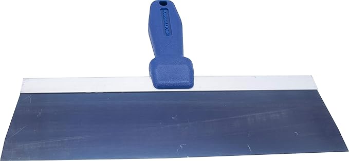MARSHALLTOWN Blue Steel Taping Knives, 12, Inch Plastic Handle Drywall and Plastering, 5512P
