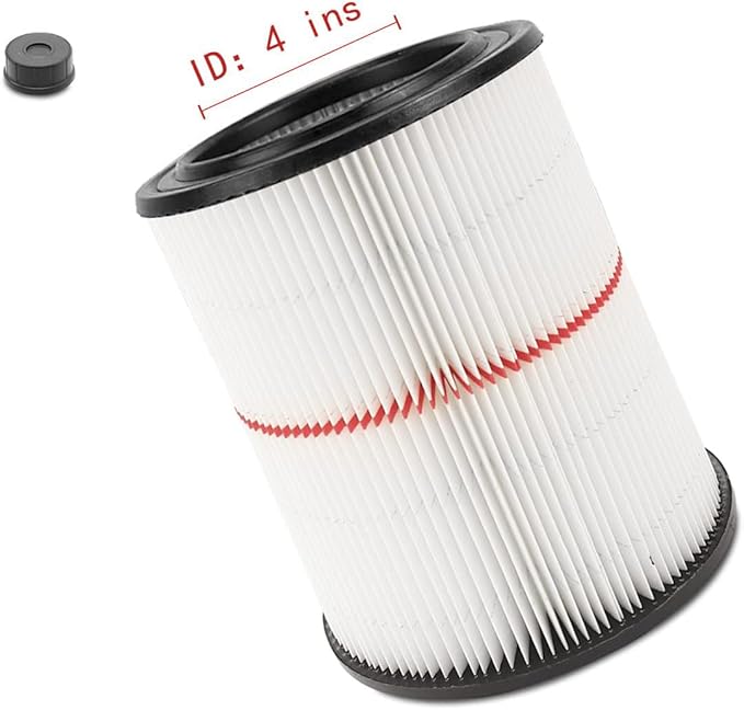 1 Pack 9-17816 Filter for Craftsman Shop Vac Filter Wet/Dry Cartridge Filter Replacement fit 5/6/8/12/16/32 Gallon & Larger Vacuum Cleaner