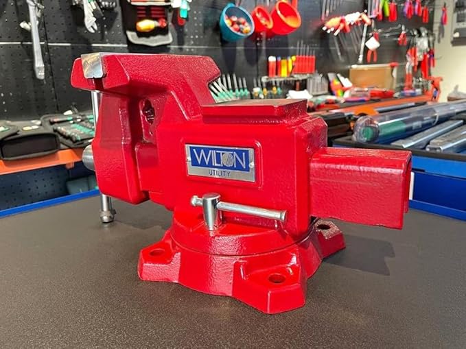 Wilton Utility Bench Vise, 5-1/2" Jaw Width, 5" Jaw Opening, 3-1/4" Throat (Model 675U)