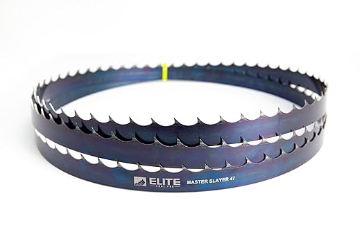 (144") 12'-0" x 1.25" x .042 x 7/8 Sawmill Bandsaw Blades 5-Pack - Elite Edge Pro Master Slayer 47 7째 Hardwood Sawing