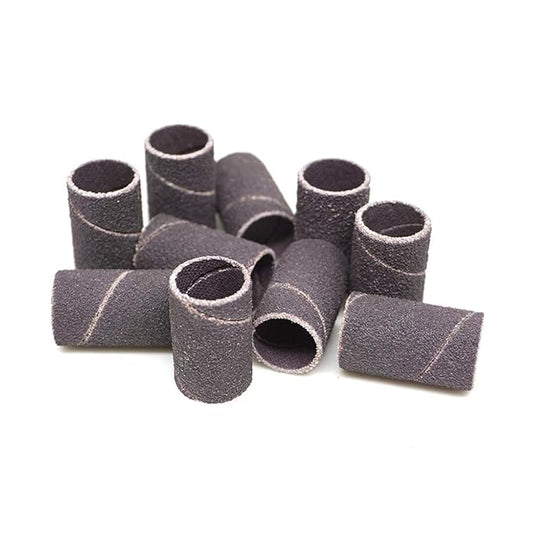 Benchmark Abrasives 1/2??x 1??Aluminum Oxide Sanding Bands, Spiral Bands Rotary Sander Attachment for Drill & Die Grinder, Metal Polishing Sanders for Woodworking - Sander Tool (10 Pack), 60 Grit