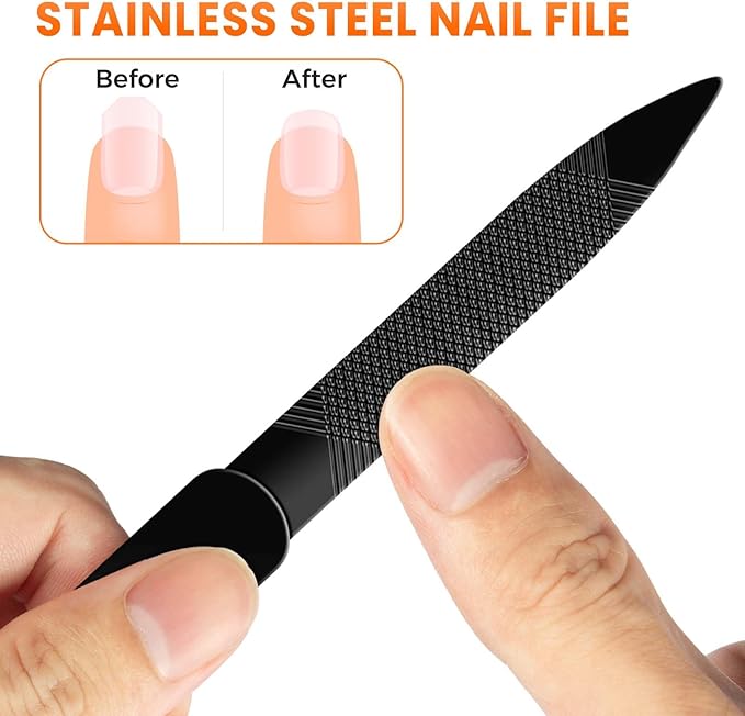 Straight Nail Clippers for Thick Nails, Heavy Duty Large Toenail Clippers for Seniors with 17mm Wide Jaw Opening, Ultra Sharp Stainless Steel Toe Nail Clippers Cutter for Men with File