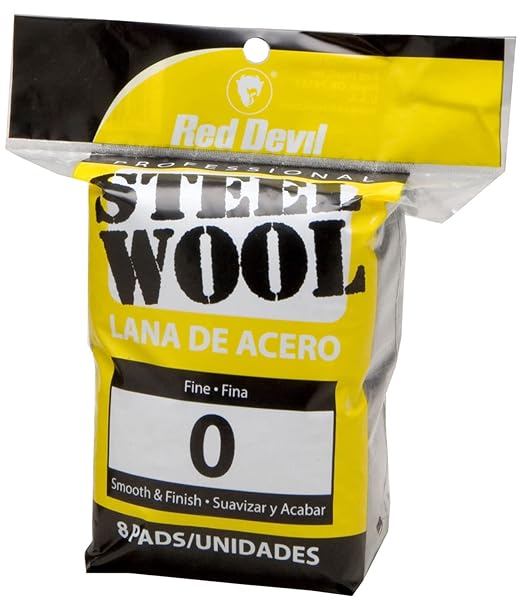 Red Devil 0323 Steel Wool, 0 Fine, (Pack of 48)