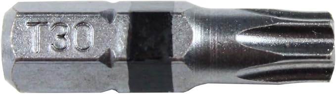 T30 (T-30) Torx/Star Driver Bit - Color Coded T30 x 1" Torx/Star Drive Bit for Screws and Fasteners Requiring T30 (T-30) Size Bits (10 PACK)