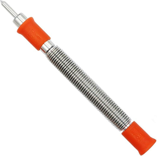 1/8-Inch High Speed Steel Center Punch, Hammerless Center Punch Tool for Drill Marks on Wood or Metal