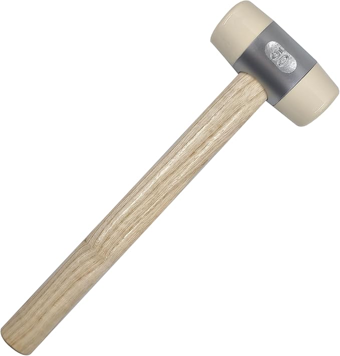 Nylon rubber mallet 50 oz white