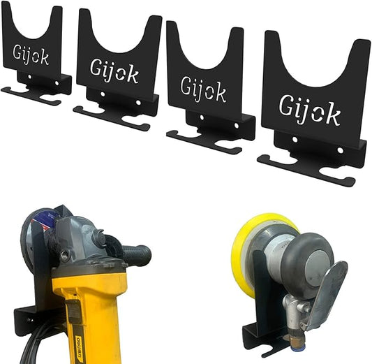 Angle Grinder Holder & Tool Wall Mount Bracket for 5 Inch Grinders, Impact Wrench & Other Tools Storage Rack