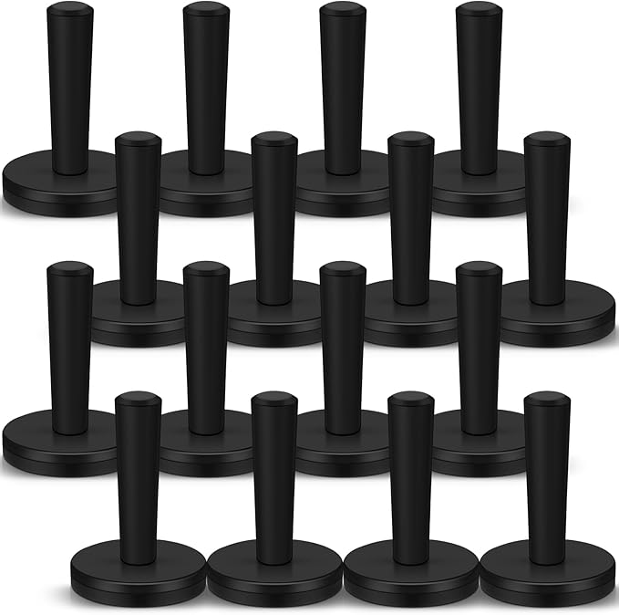 Dunkive 16 Pcs Black Car Vinyl Wrap Magnets Holder Tool Kits for Car Wrapping and Crafts Sign Making Window Tint Tools Magnets