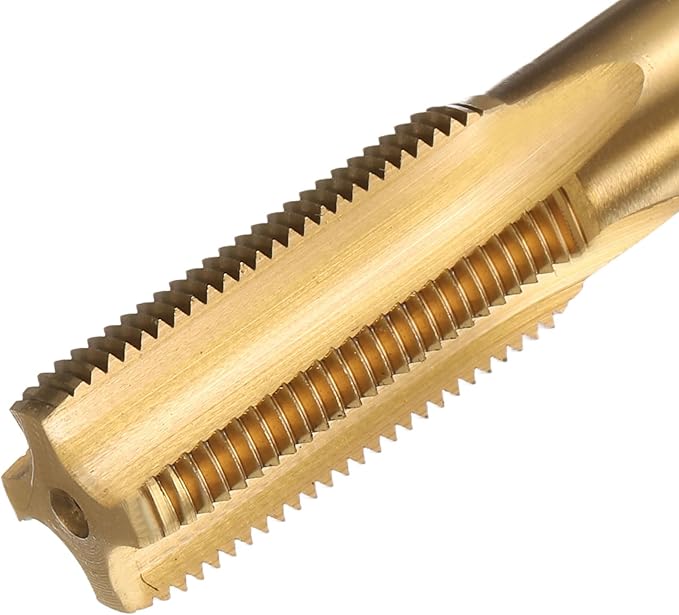 uxcell Metric Thread Tap M15 x 1.25 H2 160mm Straight Flute Screw Thread Milling Machine Taps Threading Tapping Repair Tool