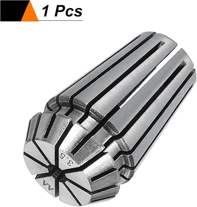 HARFINGTON Spring Collet Chuck ER16 3.5mm 65Mn Spring Steel Precision Router Collets for CNC Engraving Milling Lathe Tool