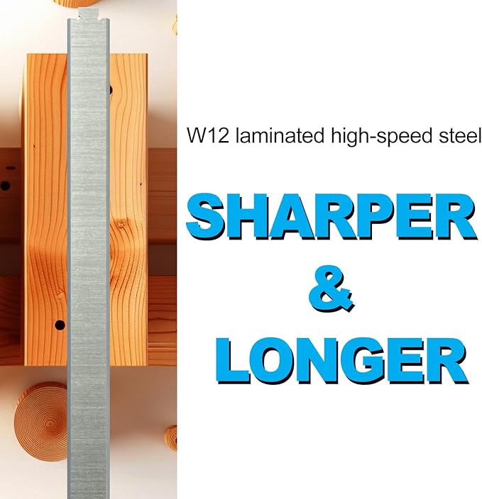 HSS Power Planer Blades Knives 13 Inches for Ryobi AP1301 Ridgid TP13001 TP13002 TP13000 AC8630 Replaces Set of 2