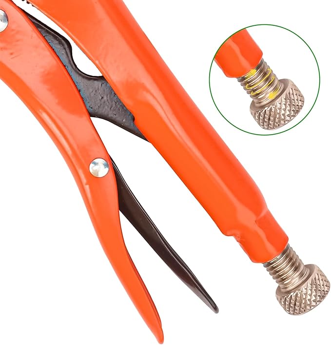 3 Pack 11 Inch Locking C Clamp, Versatile C Clamp Locking Pliers, Heavy Duty Vice Grips for Home Improvement, Welding & Workshop