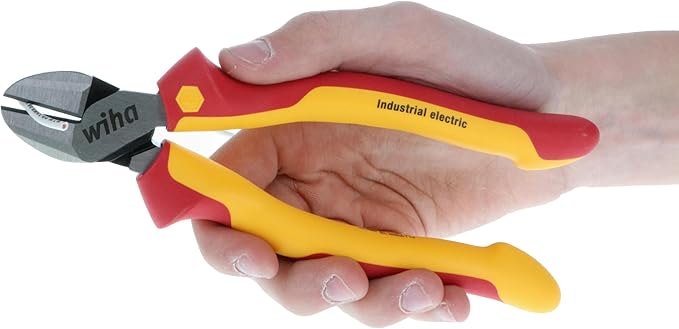 Wiha 32981 Insulated Industrial Pliers and Cutters Set, 3-Piece, 1000V VDE Tested