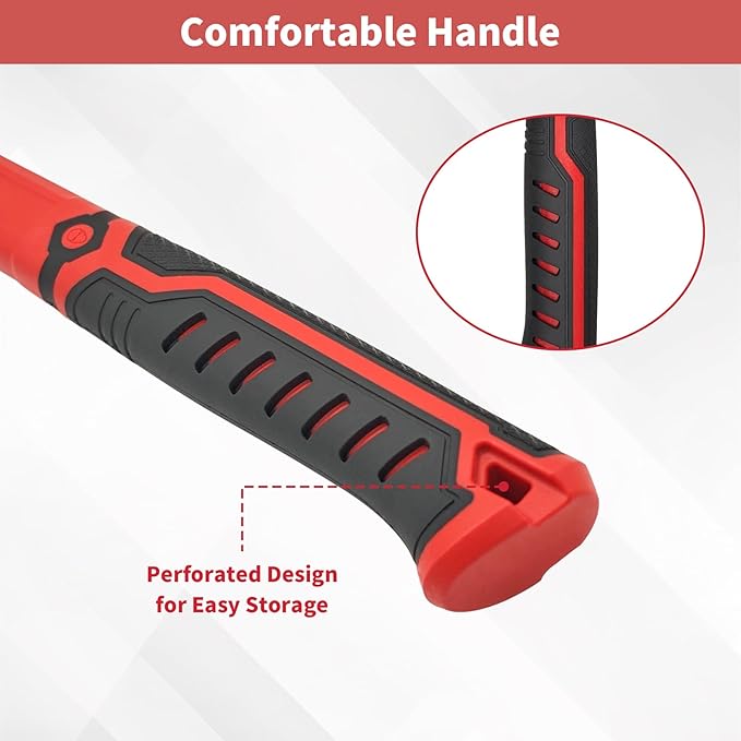 Engineer Hammer, Sheet Metal Hammer 400g, Cross Peen Hammer With Non-slip Rubber Grip For Construction, Gardening, Home Improvement