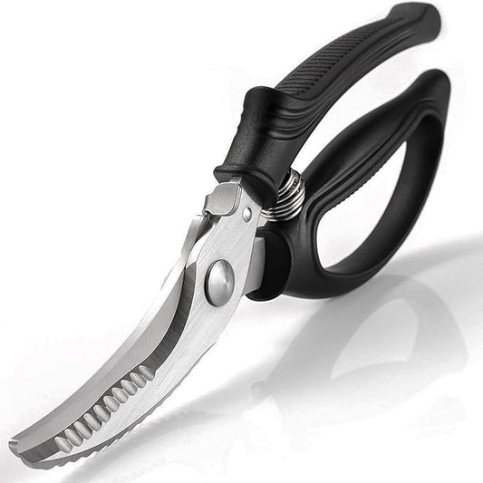 Kitchen Shears, [Easier Spatchcock] Heavy Duty Kitchen Scissors, All Purpose for Food Turkey Fish Meat Chicken Bone Cutting, Ultra Sharp Poultry Shears for Cooking, Barbecue, Dishwasher Safe