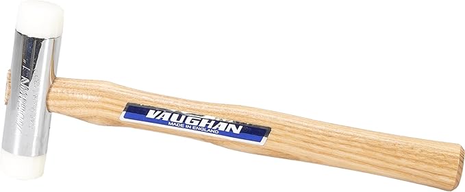 VAUGHAN Nylon Face Hammer, Chrome Plated Zinc Alloy Head, 0.5 Lbs, NT100, VN58408