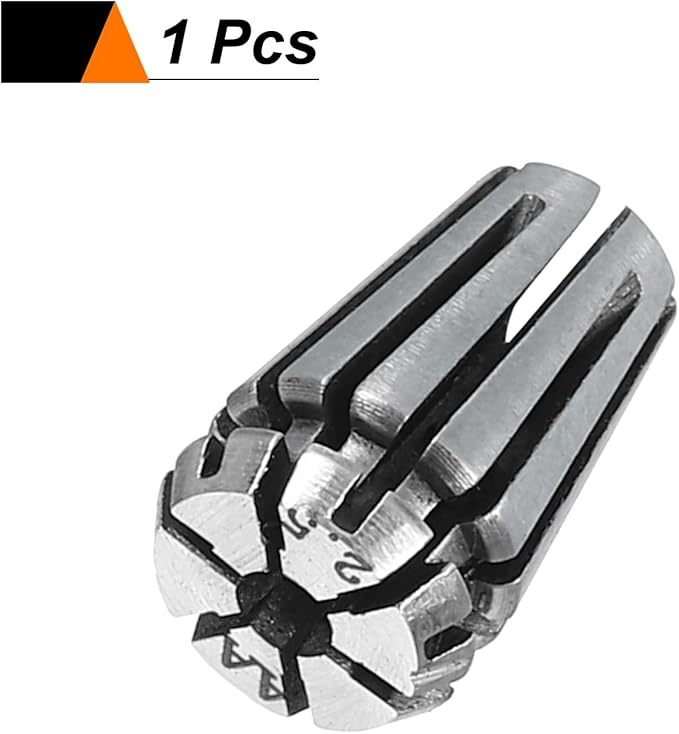 HARFINGTON Spring Collet Chuck ER8 2.5mm 65Mn Spring Steel Precision Router Collets for CNC Engraving Milling Lathe Tool
