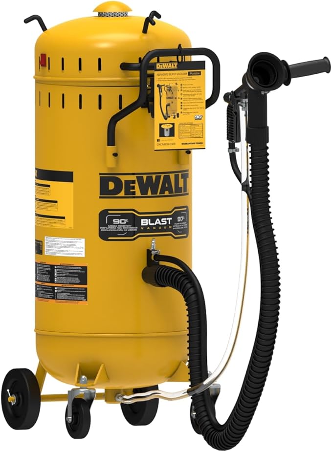 DEWALT Abrasive BlastVac for Clean, Portable Sandblasting, 120V, 5.5 ??6.5 SCFM @ 115PSI (DXCM009-0369)