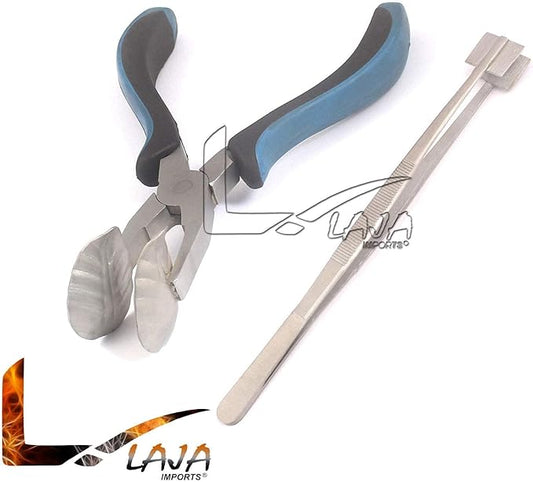 Masher Pliers Tweezer And Leaf Mashing Pliers For Glass Work for Educational Use