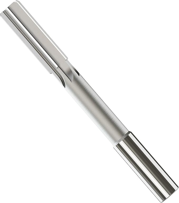 Chucking Reamer 16mm, H7 HSS Cobalt M35 Lathe Machine Reamer Metric, 6 Straight Flutes, Round Straight Shank Milling Cutting Tool, for Stainless Steel Alloy Copper Metal