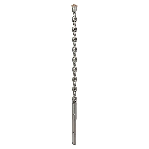 1/2 Inch x 12 Inch SDS Plus Rotary Hammer Drill Bit, Carbide Tipped for Brick, Stone, and Concrete Version 2 (1/2" x 10" x 12")