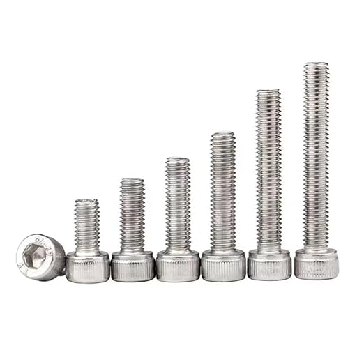 M5-0.8 x 110mm Socket Head Cap Screws Metric, Hex Socket Screw, Allen Socket Drive, 304 Stainless Steel (A2-70), Full Thread, Bright Finish, Machine Thread, DIN912,5 Pcs