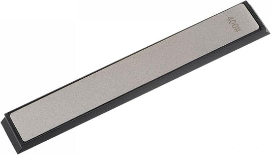 uxcell Diamond Sharpening Stones 400 Grit Whetstone Knife Sharpener Stone with Non-Slip Base