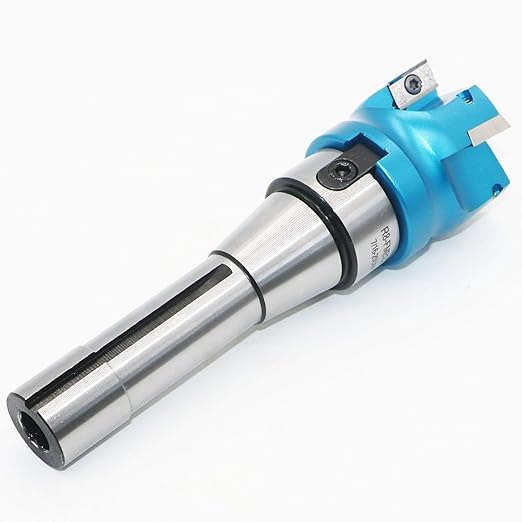 2 Inch Face Milling Cutter Aluminum 400R 50MM CNC End Milling Cutter Holder + R8-FMB22 Shank Face Shell Mill Arbor + 4pcs APKT1604 Carbide Inserts + 8mm Hexagon Wrench + T15 Wrench CNC Machine Tools