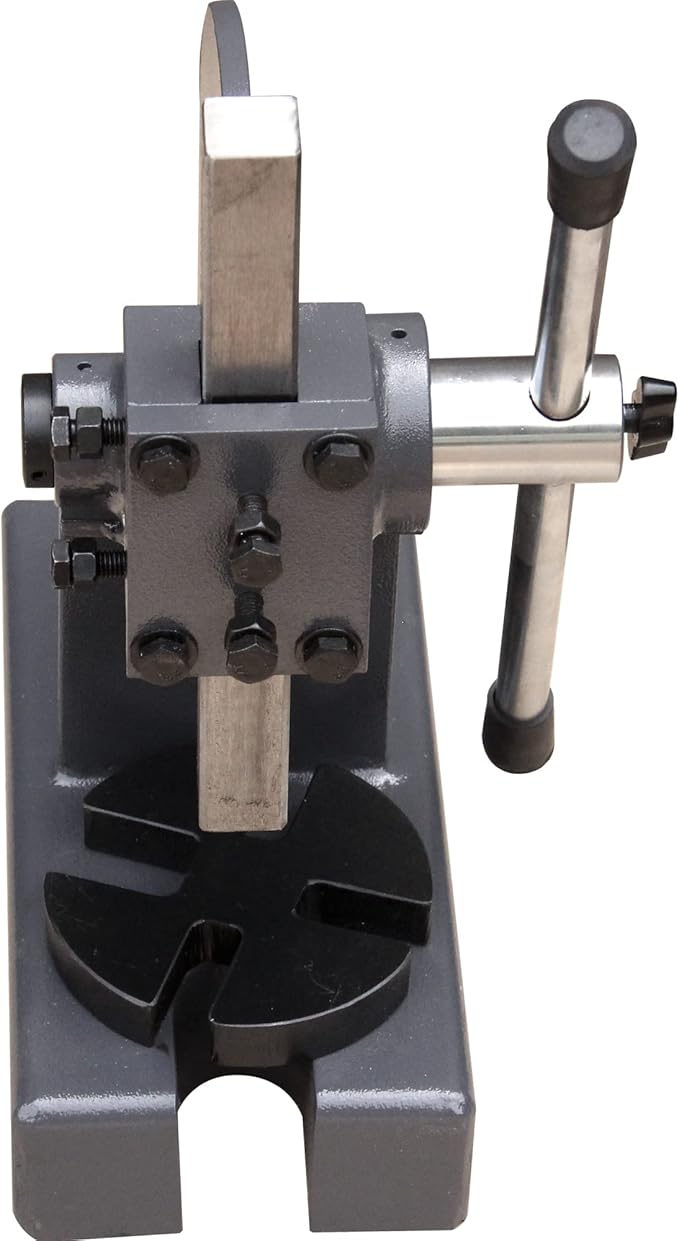 KAKA INDUSTRIAL Arbor Press, 0.5 Ton Manual Arbor Press, Adjustable Height up to 3.5 in, Steel Plate Welded Body, Portable Hand Press AP-1/2 for Riveting, Punching and Bearing Installation