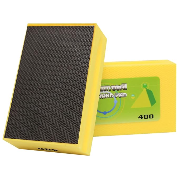Electroplated Diamond Hand Polishing Pads 60-400 Grit Sanding Tile Stone Marble Concrete Wet Dry징짯 (Grit-400#)