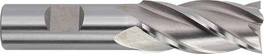 CME 5 pcs M42 Cobalt End Mills, Square Nose, Bright (Uncoated) Finish, 7/8" Mill Diameter, 1 7/8" Length of Cut, 4 1/8" Overall Length, 4 Flute, Center Cutting
