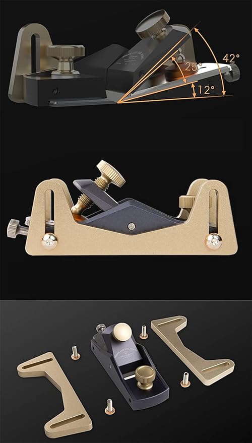 Mini Hand planer, Block Hand Plane,Wood plane, Bridge City HP-8,Perfect for Woodworking, Trimming, Wood Planing, Surface Smoothing