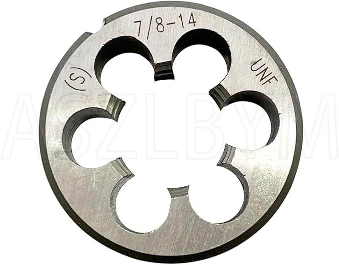 ASZLBYM 7/8-14 HSS Tap And Die Set竊?UNF Machine Thread Tap And UNF Round Thread Die Right Hand