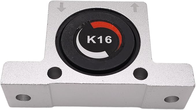 K16 Pneumatic Turbine Vibrator G1/4in Air Turbine Industrial Type Ball Oscillator with Silencer Connector for Vibration