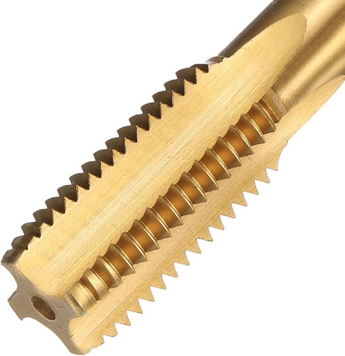 uxcell Metric Thread Tap M16 x 2 H2 130mm Straight Flute Screw Thread Milling Machine Taps Threading Tapping Repair Tool