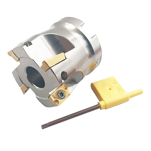 KinRite 2inch R8-FMB22 Face Mill Arbor with BAP400R 50-22-4T 50mm/1.9inch Face Milling Holder CNC End Mill Milling Shell Cutter with 10pcs APMT1604PDER Milling Carbide Inserts