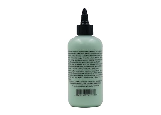 Anchorlube All-Purpose Metalworking Compound 8oz - Water-Based Cutting Fluid for Drilling, Tapping, Sawing - Great on Stainless Steel | No Oil