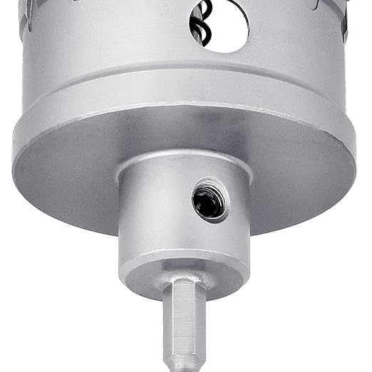 54mm竊?-1/8 inch竊덪arbide Hole Saw,Metal Steel Hole Saw with Hex Shank, Hole Cutter for Stainless Steel,Sheet Metal, Thick Metal and Iron. (Hex Shank, 54mm竊?-1/8 inch竊?