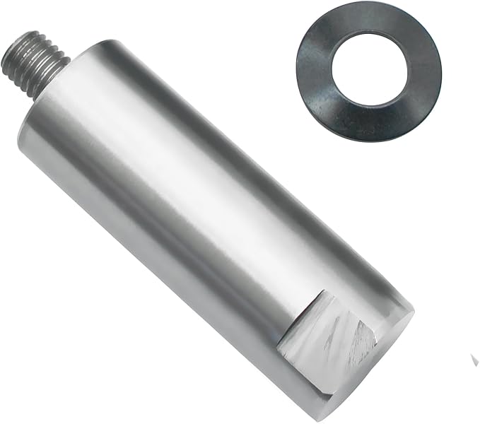 1" Dia Post with 3" Total Length for Wood Lathe Tool Rest Including Thread, M10X1.5 Thread