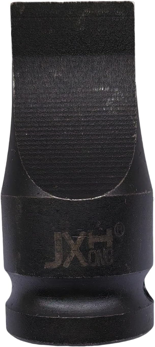 1/2-inch Drive Slotted Screwdriver Bit Socket/Drag Link Socket, 3/4" Width x 0.115" Thickness Tip, Heat-Treated Cr-Mo Alloy Steel