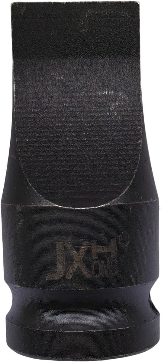 1/2-inch Drive Slotted Screwdriver Bit Socket/Drag Link Socket, 3/4" Width x 0.115" Thickness Tip, Heat-Treated Cr-Mo Alloy Steel
