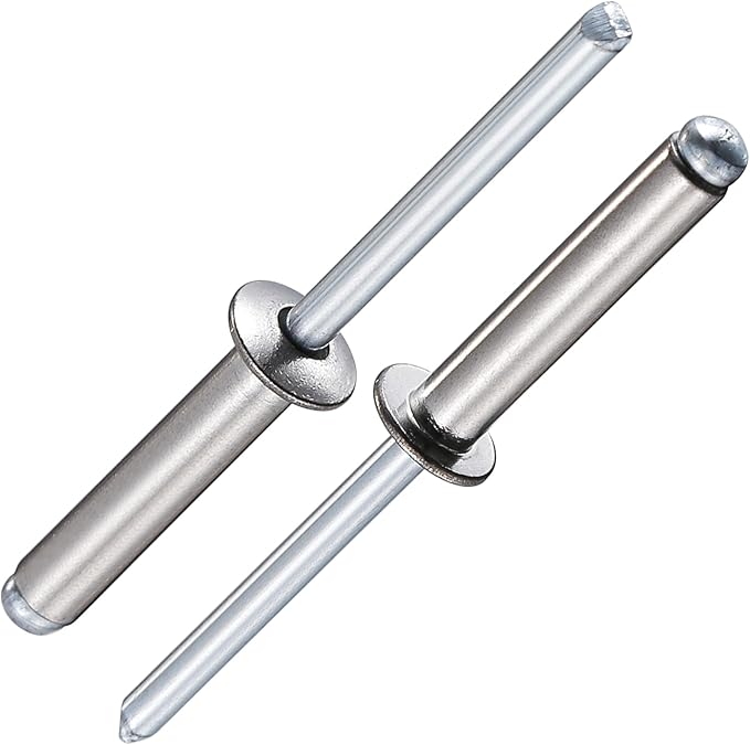 (150Pcs) 3/16"x1" stainless steel blind pro Rivets,Steel handle and stainless steel mandrel