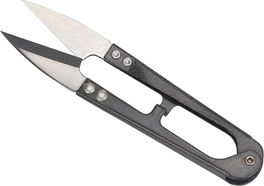 Sewing Scissors Yarn Thread Cutter 4.1inch Mini Small Snips Trimming Nipper Made of High-Carbon Steel Thread DIY Supplies for Stitch Embroidery, Knitting, Crafts (1, Black)
