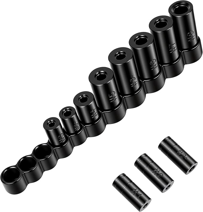 70700 Tap Socket Set, 11-Piece 1/4" & 3/8" Drive Taps Sockets Adapter for Metric & Standard Taps, Compatible with 1/2" and 1/8" NPT, Includes Non-M.C.T.I. Standard Tap