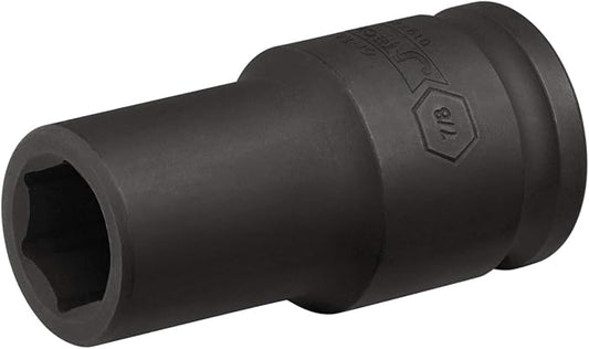 Jetech 3/4 Inch Drive 7/8 Inch Deep Impact Socket, Made with Heat-Treated Chrome Molybdenum Alloy Steel, 6-Point Design, SAE
