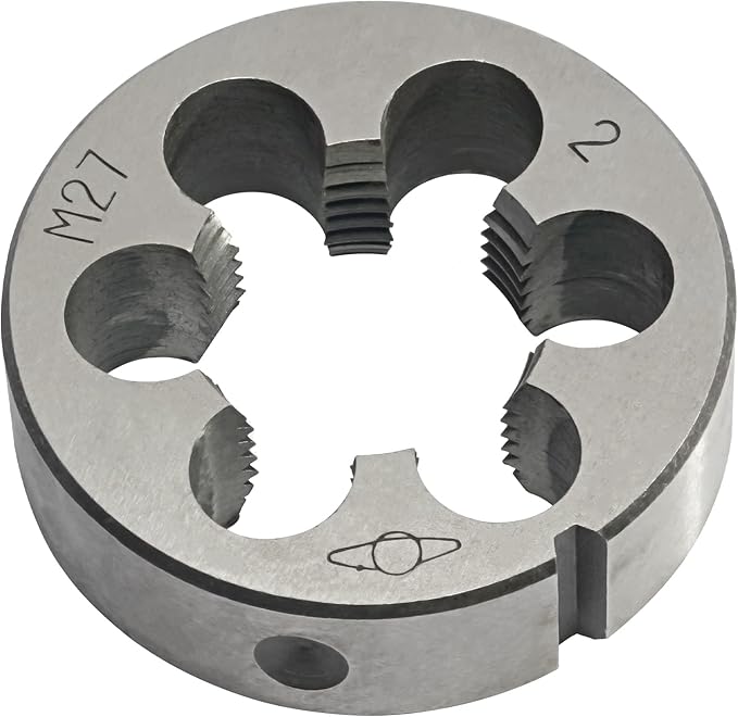 Aceteel M27 x 2 Metric Round Die, Machine Thread Die M27 X 2.0mm Right Hand