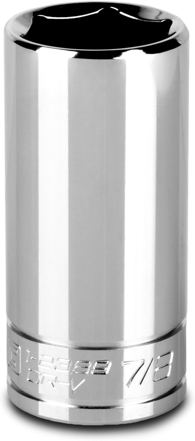 Capri Tools 7/8-Inch Deep Socket, 3/8-Inch Drive, 6-Point, SAE